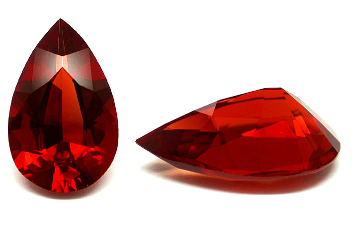 Red certificated Andesine 4.65ct