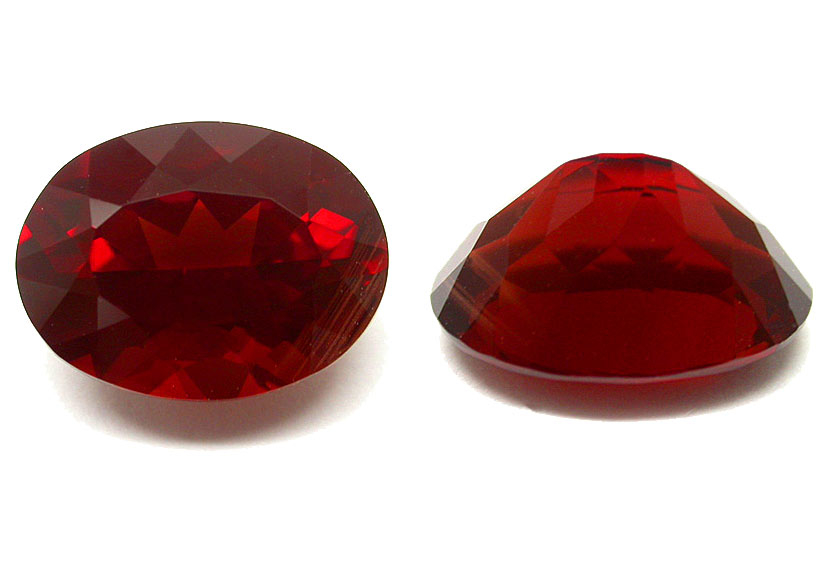 Red certificated andesine 2.67ct