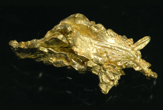 Crystallized gold