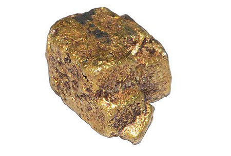 Platinum nugget with gold