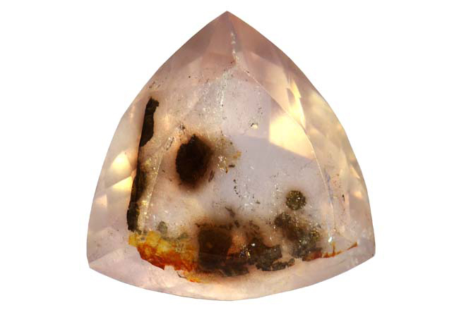 Pink quartz pyrite 7.37ct