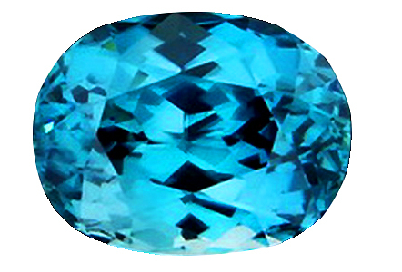 Sale zircon (blue) - gemstones - Gemfrance.com