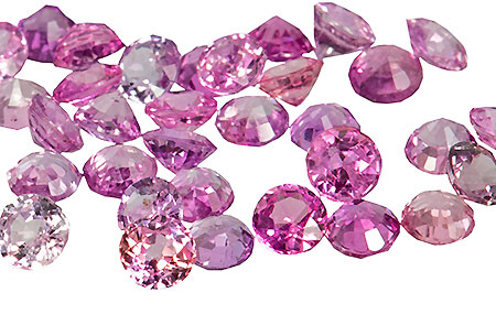 Sapphire (pink - round - calibrated) 2.15mm