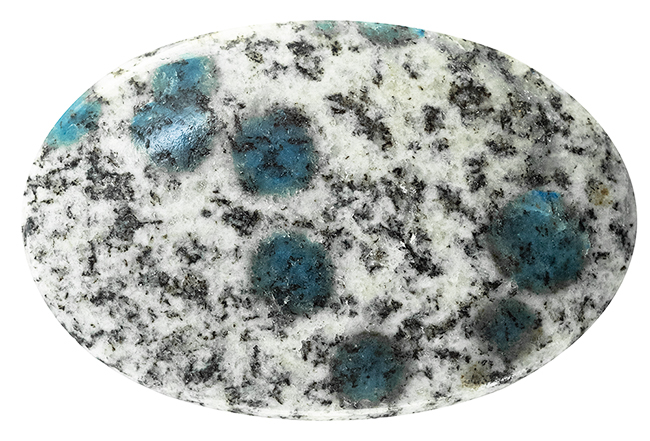 K2 Azurite granite 43.76ct