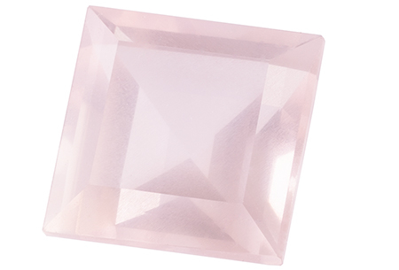 #quartz #rose #calibré #carré #brésil #3.63ct