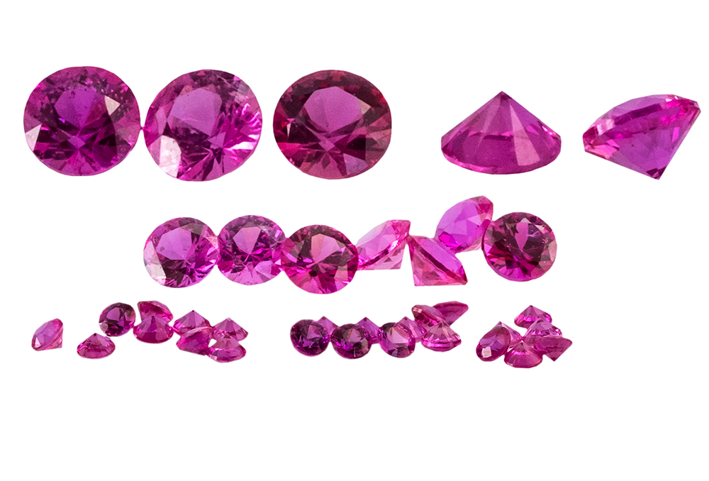 #Saphir-#Sapphire-#fuchsia-#diamond-cut