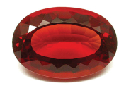 Red certificated Andesine 8.16ct