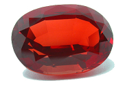 Red certificated Andesine 7.51ct