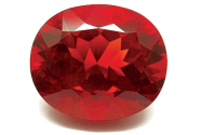 Red certificated Andesine 6.40ct