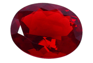 Red certificated Andesine 9.57ct