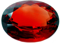 Red certificated Andesine 9.90ct