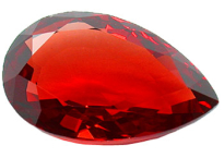 Red certificated Andesine 8.00ct