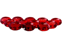 Red andesine 6.0x4.0mm
