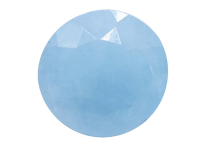 #Milky aquamarine #round-#calibrated