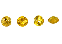 Sapphire (yellow - round -  calibrated)
