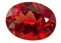 Red andesine 3.01ct