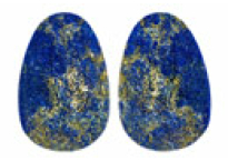 Lapis lazulis 53.29 ct Pair