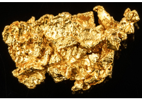 Crystallized gold
