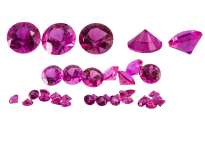#Saphir-#Sapphire-#fuchsia-#diamond-cut
