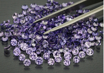 Violet round Sapphire 3.10mm